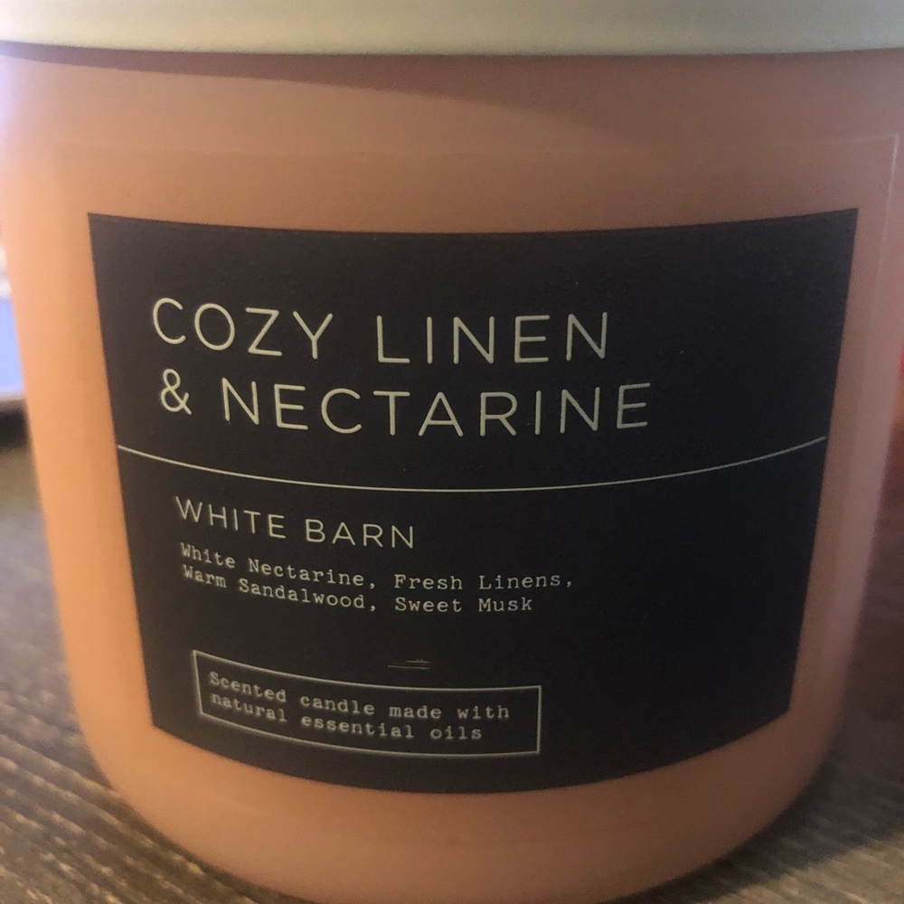 BBW Cozy Linen & Nectarine